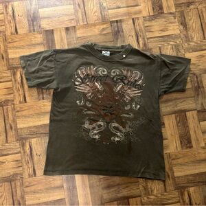 EGO Men's Short Sleeve Tee in Dark Olive